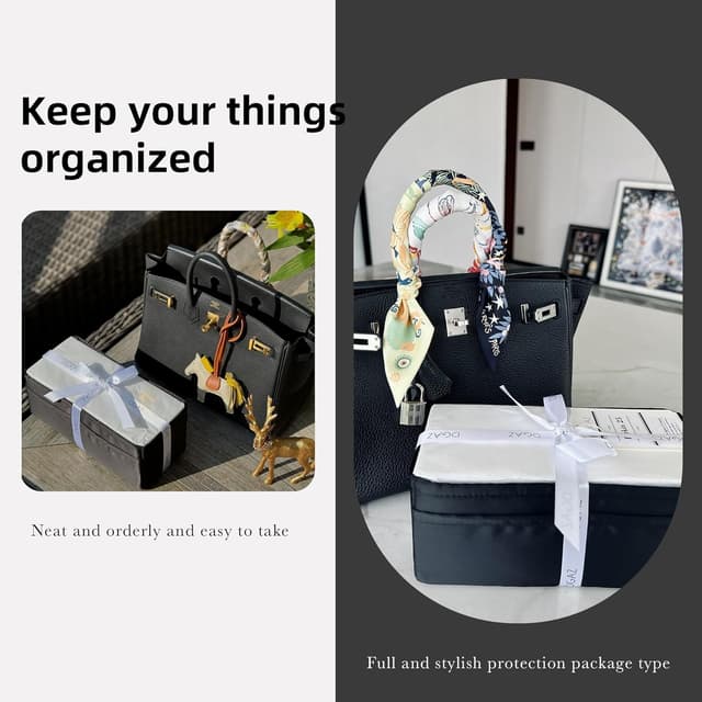 Thumbnail 6 de DGAZ Satin Bag Organizer for Birkin 30 Handbag