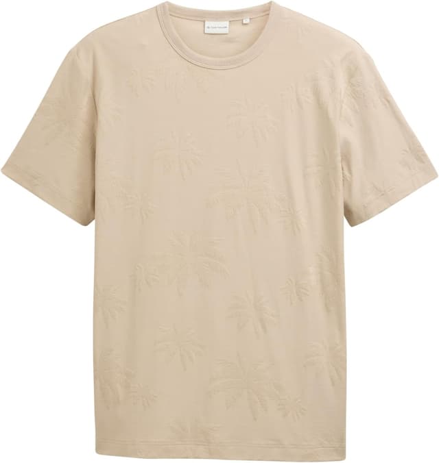 Detalle de Tom Tailor 1046767 T-Shirt da uomo a maniche corte: comfort quotidiano