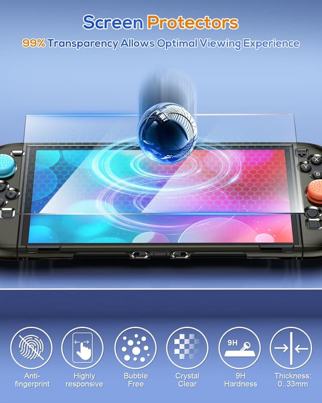 Detalle 2 de FYOUNG Switch 2 Zubehörset mit 3-in-1 Schutz