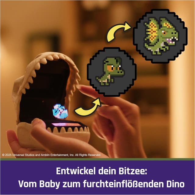 Detalle 1 de Bitzee Jurassic World interaktives Dino-Spielzeug 25 🦖