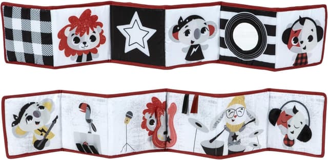 Detalle de Tiny Love Double-Sided First Book, Libro sensoriale 0+ mesi