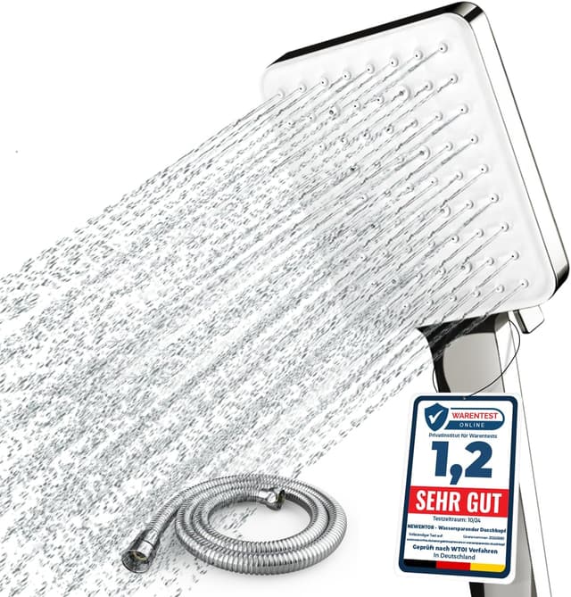 Thumbnail 6 de Newentor Duschkopf mit Schlauch 1,5M – Regendusche