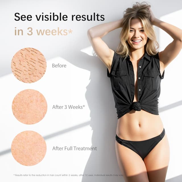 Detalle de Haarlosy IPL Haarentfernungsgerät mit 10°C Kühlfunktion – 9 Energiestufen für Gesicht, Körper & Bikini