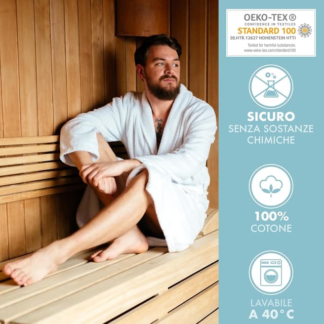 Thumbnail 5 de Twinzen Accappatoio Uomo 350 gsm