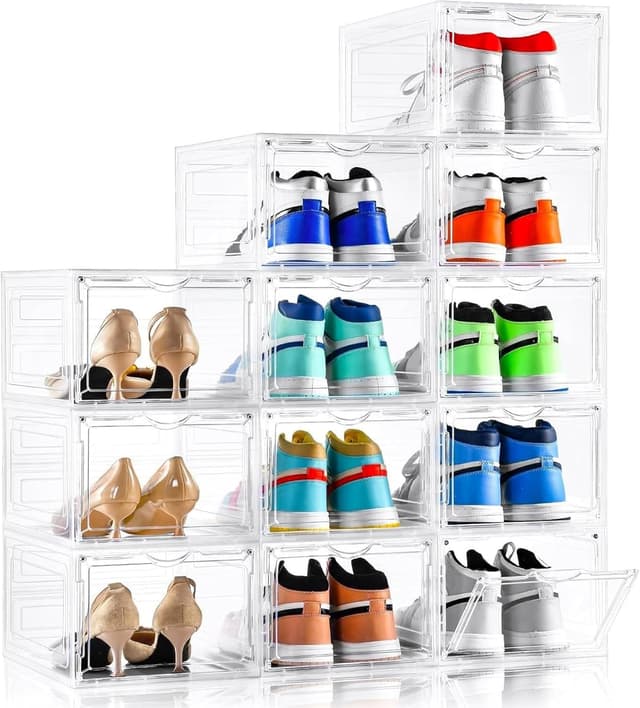 Detalle de Clemate X-Large Shoe Organizer, 12-Pack ⚙