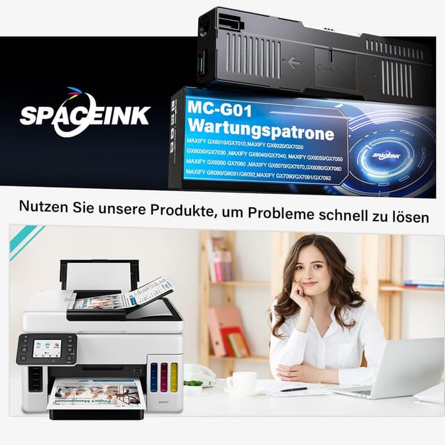 Thumbnail 5 de Spaceink MC-G01 Wartungskassette für Canon Maxify