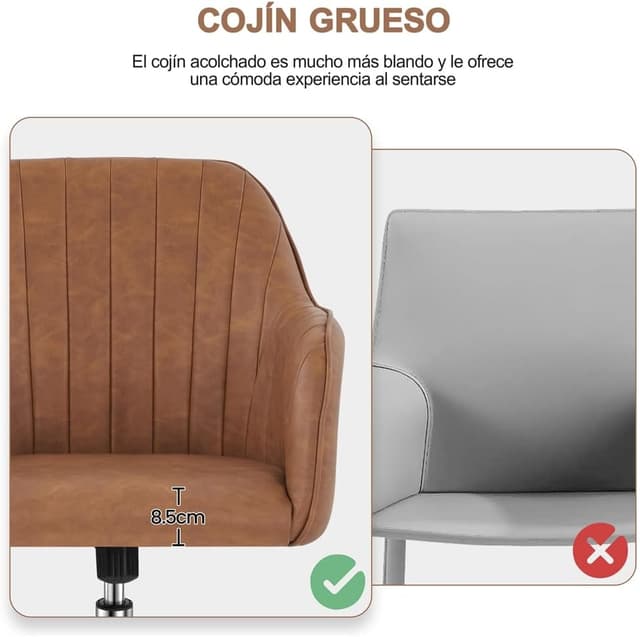 Thumbnail 5 de Yaheetech Silla de Oficina Ergonómica