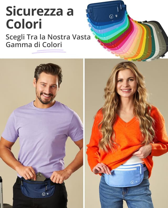 Thumbnail 5 de Vantamo Marsupio Ultrapiatto RFID 40-91 cm