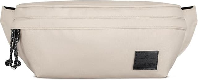 Detalle de Johnny Urban Tom Riñonera Beige - Bolsa de Cintura Antiviento