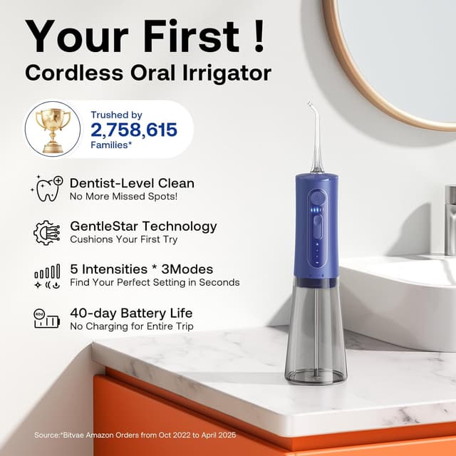 Detalle 2 de Bitvae Water Dental Flosser 3 Modes 💧