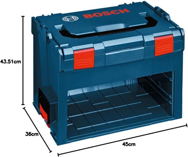 Detalle 1 de Bosch Professional coffret LS-BOXX 306 : rangement compact et transport organisé