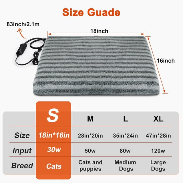 Thumbnail 4 de SHU UFANRO Heated Pet Pad 18x16 🐾