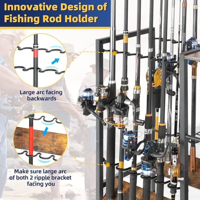 Thumbnail 4 de Bikoney Supporto per Canna da Pesca 12 posti