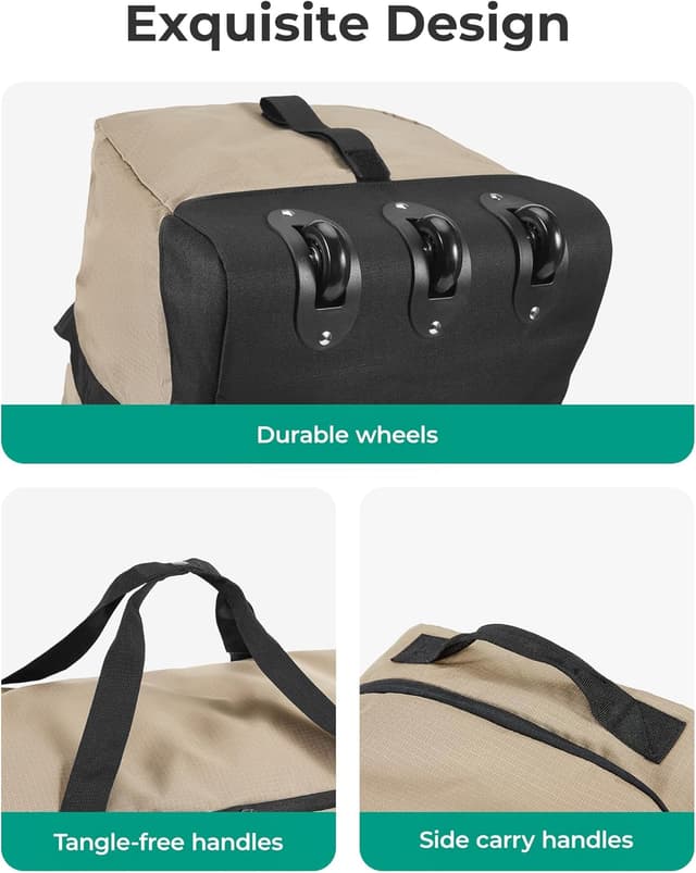 Thumbnail 4 de BAGSMART Reisetasche 83L faltbar mit Rollen