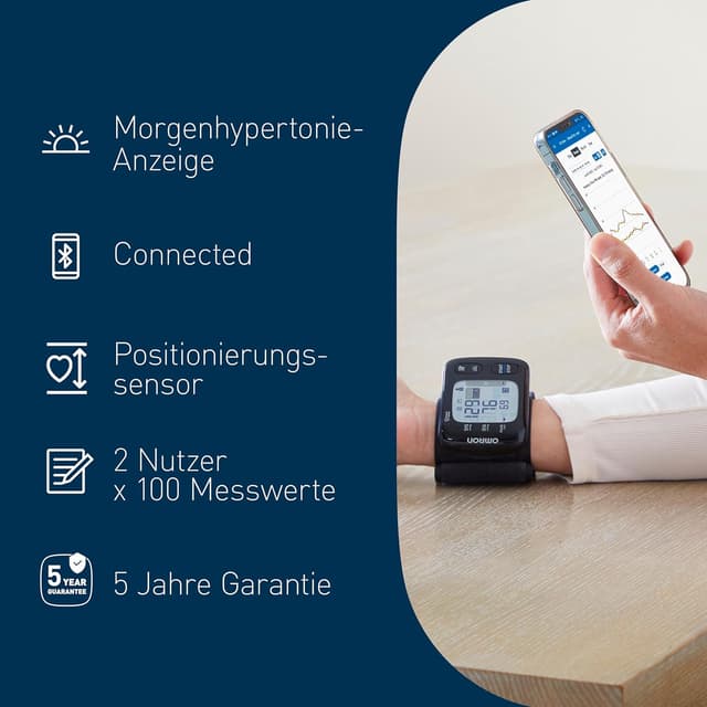 Thumbnail 1 de OMRON RS7 Intelli IT Handgelenk-Blutdruckmessgerät