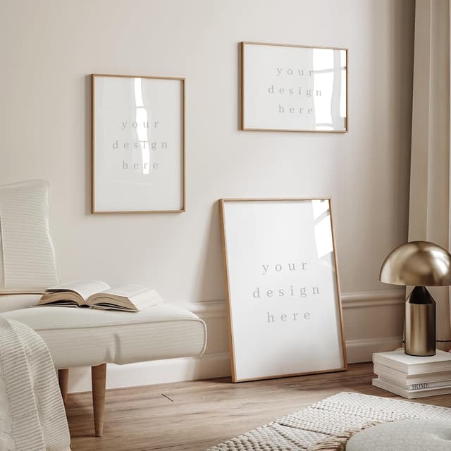 Thumbnail 6 de puthiac 18x24 Solid Oak Wood Picture Frame (No Mat) with Plexi Front, Vertical or Horizontal