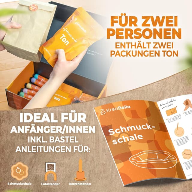 Thumbnail 2 de KreaBella Töpferset DIY 1 Set 🎨