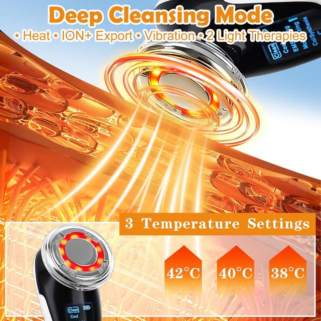 Detalle 2 de Lychico Facial Massager, 8-in-1 anti-wrinkle