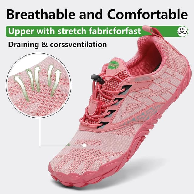 Detalle de SAGUARO Unisex Barfußschuhe – minimalistische Fitness- und Outdoor-Schuhe, Gr. 36–48