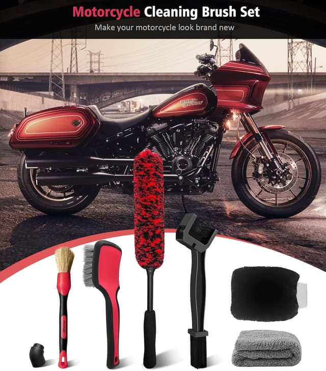 Thumbnail 2 de YeewayVeh 6PCS Motorcycle Cleaning Kit