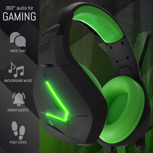 Detalle 2 de Orzly Hornet RXH-20 Gaming Auriculares con RGB y Micrófono