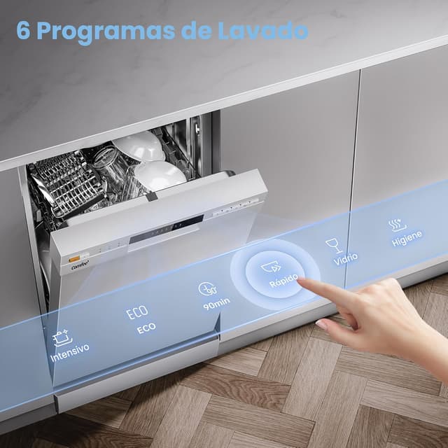 Thumbnail 5 de COMFEE' CDWEF1034BW Lavavajillas 10 cubiertos, inicio diferido