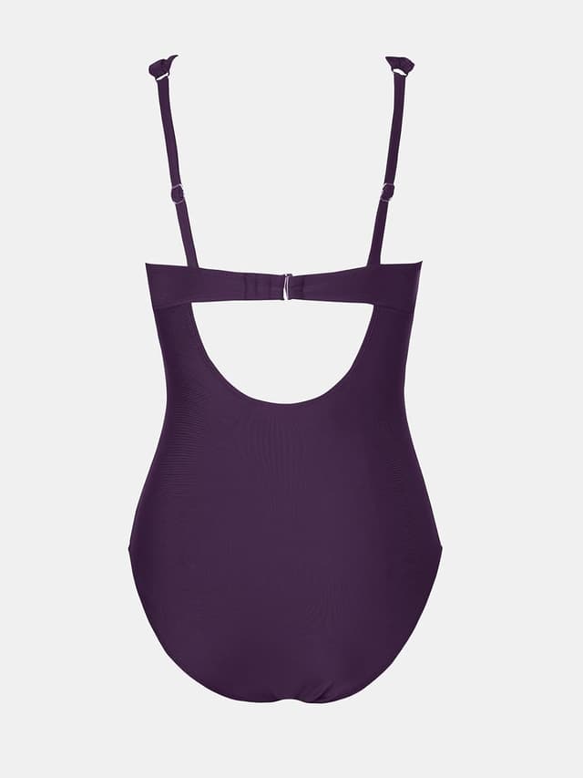 Detalle 1 de CUPSHE Costume da bagno intero donna con scollo a V e coppe morbide estraibili