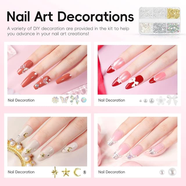 Detalle de PEACECOLOR Gel NĂ€gel Set 22 Farben đ