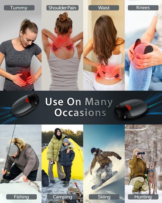 Thumbnail 6 de VTHW Hand Warmer Rechargeable 20 Hrs with 3 Heat Levels