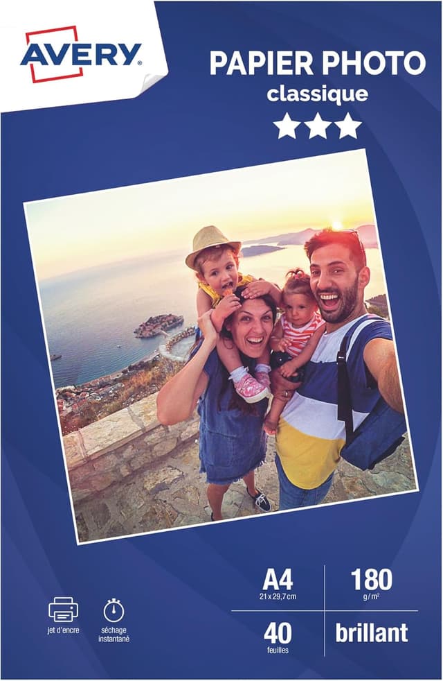 Detalle de Avery papier photo 180 g/m² brillant A4
