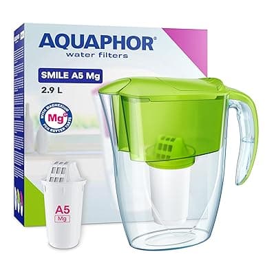 Imagen de AQUAPHOR Jarra Smile 2,9L con Filtro A5, Reduce Cal y Cloro 💧 en OfertitasTOP