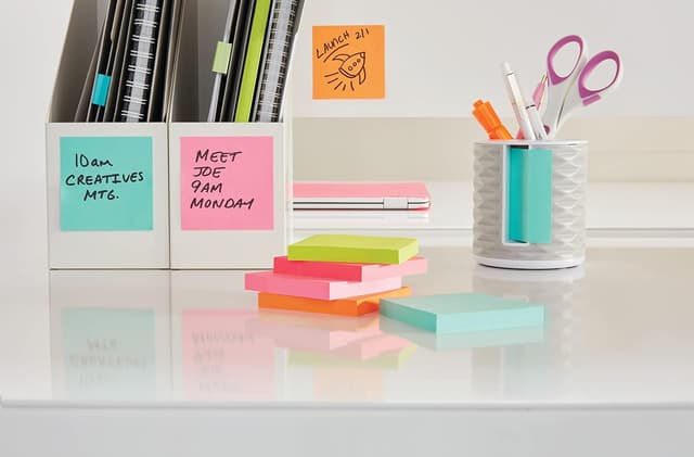 Detalle de Post-it Foglietti Collezione Energetic: confezione da 8 blocchetti + 4 gratis (76 x 76 mm)