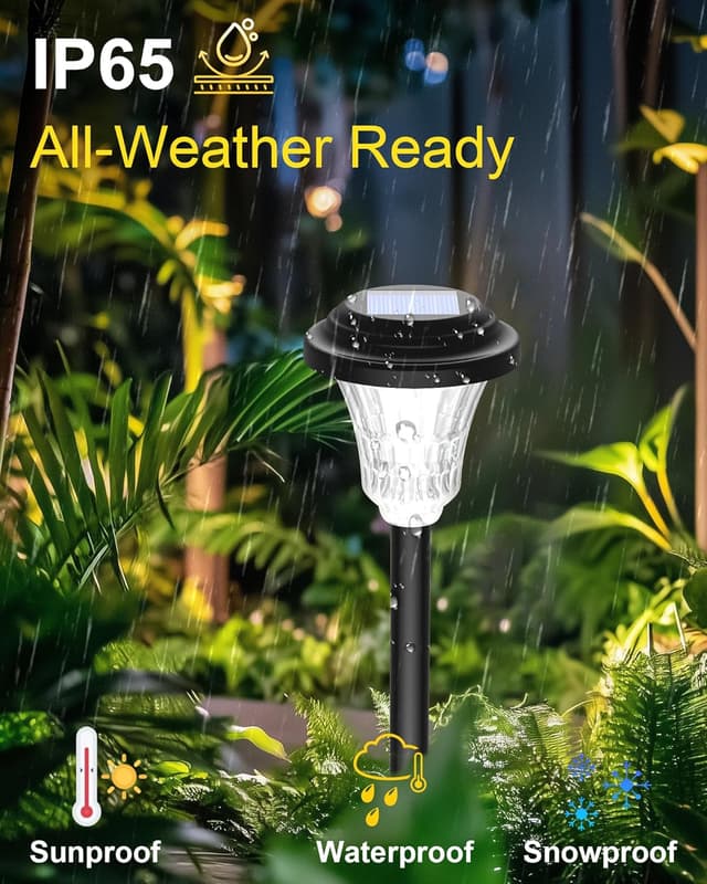 Detalle de Solar garden lights 8 pack