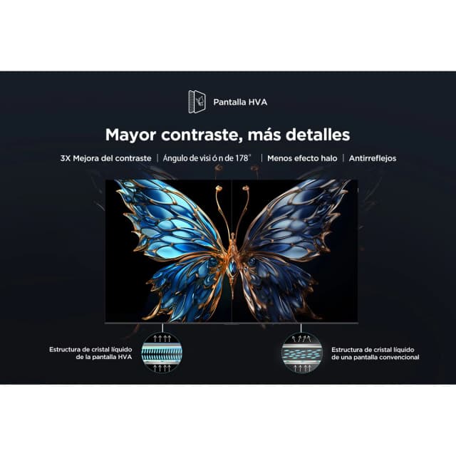 Detalle 2 de TCL 43P7K TV QLED 4K HDR reacondicionada