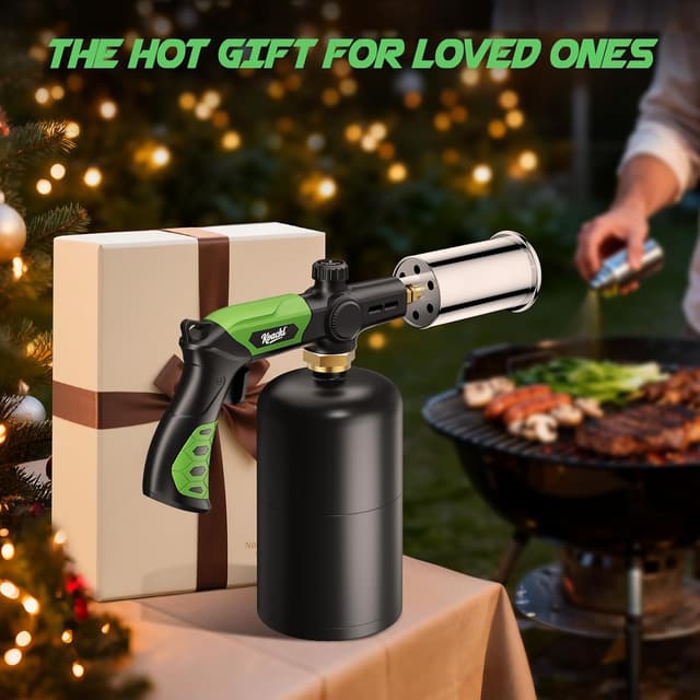 Thumbnail 6 de KOACKL Propane Torch Head Kitchen Blow Torch Gun with Igniter (Propane Tank Not Included)