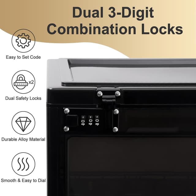 Detalle 2 de Lalifebuss Abschließbare Box 38x27,5x23 cm