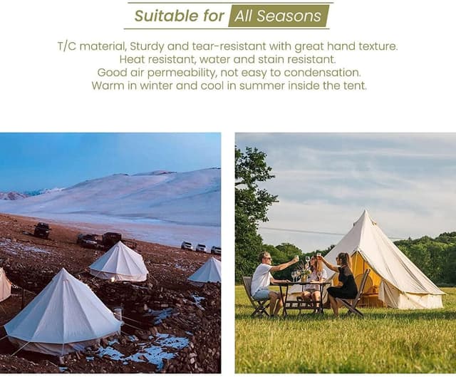 Detalle de FreiZelt Bell Tent Cotton Teepee 3 m