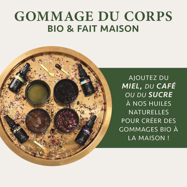 Detalle de Satin Naturel Coffret Beauté 5x30 ml : huile d’argan, ricin, amande & jojoba + gommage corps