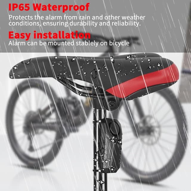 Thumbnail 2 de Fahrrad Anti-Diebstahl-Alarm mit Fernbedienung