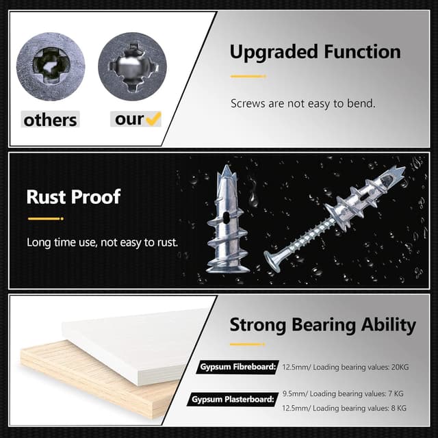 Thumbnail 4 de Chevilles placoplatre 50 pièces