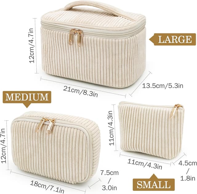 Thumbnail 1 de 3er Set Kosmetiktasche Kulturtasche 26 x 16 x 14 cm