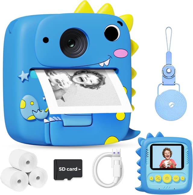 Imagen de Kids Camera Instant Print 1080P for Ages 3–9 en OfertitasTOP