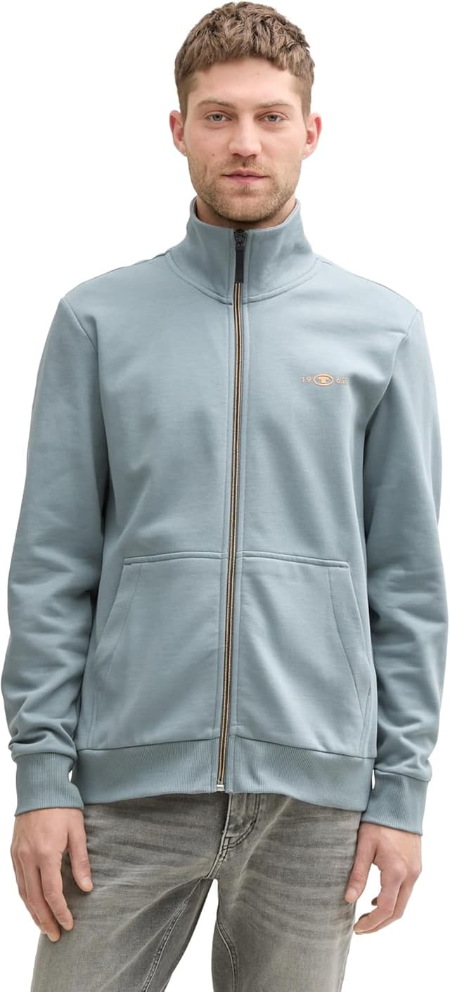 Detalle de Tom Tailor 1045645 maglia da tuta da uomo a maniche lunghe (confezione da 1)