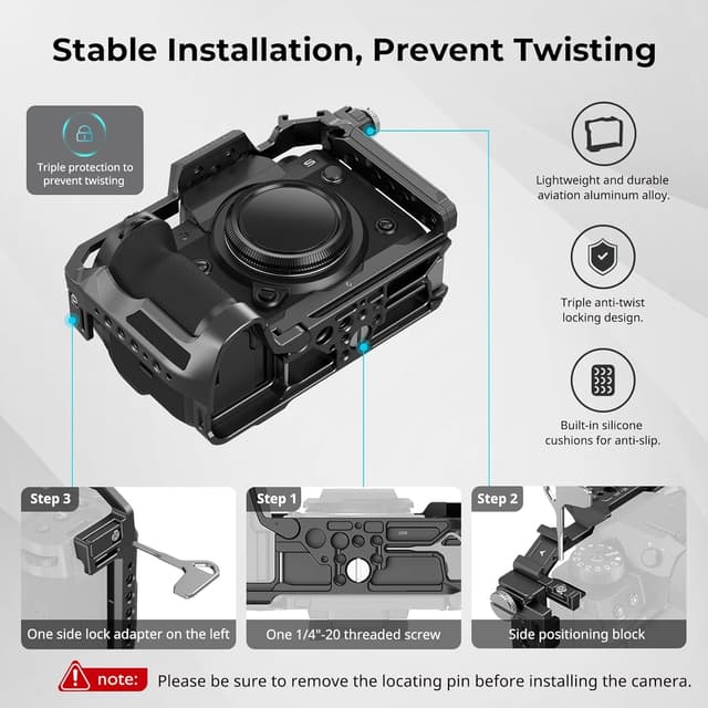Detalle 2 de SMALLRIG X-H2/X-H2S Kamera-Komplettkäfig