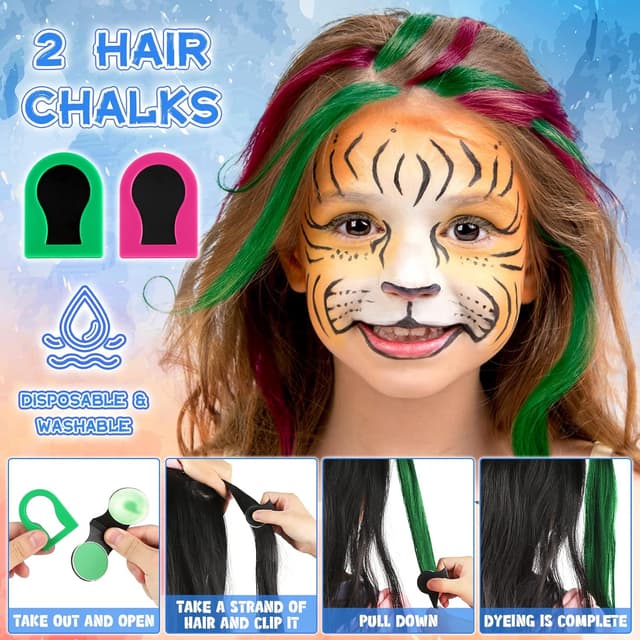 Detalle 1 de Dreamon Pinturas Cara 48 PCS para niños 🎨