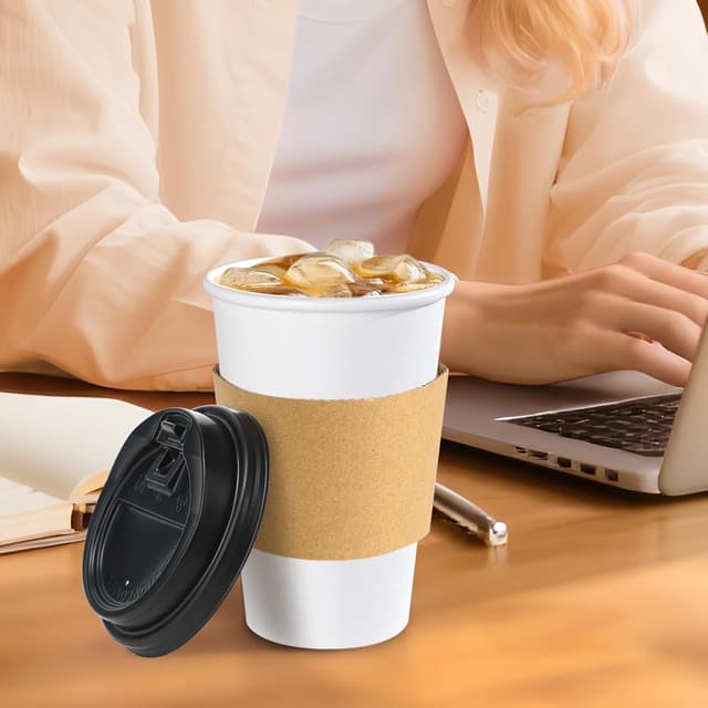 Thumbnail 5 de Lamosi 16 oz Disposable Coffee Cups