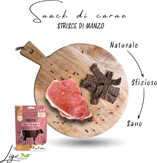 Thumbnail 1 de Ligo strisce snack carne per cani 100 g