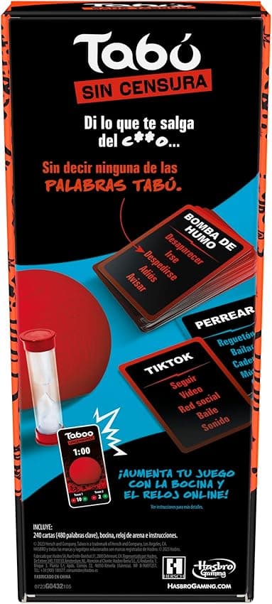 Thumbnail 4 de Hasbro Taboo Sin Censura Juego de mesa para adultos 🎲