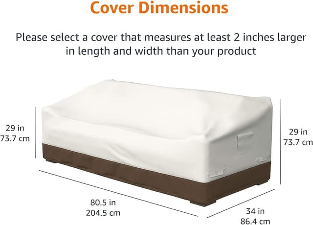 Thumbnail 1 de Amazon Basics Housse canapé 3 places 86 cm