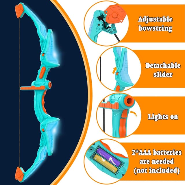 Thumbnail 3 de 2-Pack Bow and Arrow Set 14 Arrows